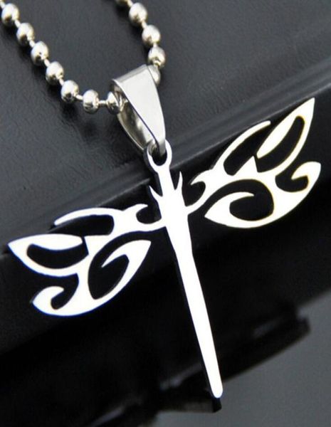 fashion men and women stainless steel hollow dragonfly pendant titanium jewelry choice bead necklace leather rope cross chain4907421, Silver
fashion men and women stainless steel hollow dragonfly pendant titanium jewelry choice bead necklace leather rope cross chain4907421, Silver