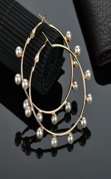 hoop huggie 1 pair arrival women girls jewelry earring white pearl with stainless steel pin big circle loop earrings7568825, Golden;silver
hoop huggie 1 pair arrival women girls jewelry earring white pearl with stainless steel pin big circle loop earrings7568825, Golden;silver