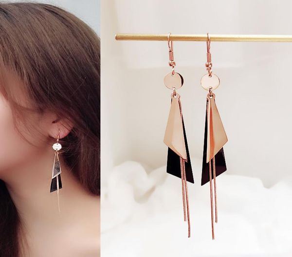 dangle chandelier new style chic earrings triangulartasseled titanium steel earrings jewerly fashion versatile studs long earri3965450, Silver
dangle chandelier new style chic earrings triangulartasseled titanium steel earrings jewerly fashion versatile studs long earri3965450, Silver