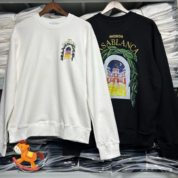 23ss sweatshirts printing fashion hoodie men's and women's high-quality cotton casual round collar sweater, Black;brown
23ss sweatshirts printing fashion hoodie men's and women's high-quality cotton casual round collar sweater, Black;brown