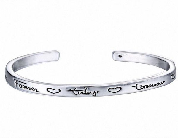 new cuff bracelet with inspirational letter unique personalized engraved bracelet gifts for friends forever silver charms 2016 cha2674255, Golden;silver
new cuff bracelet with inspirational letter unique personalized engraved bracelet gifts for friends forever silver charms 2016 cha2674255, Golden;silver