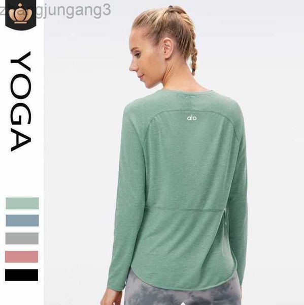 2023 designer t shirt alo yoga long sleeved women's loose fitting sports sweatshirt quick drying breathable fitness shirt running split, White
2023 designer t shirt alo yoga long sleeved women's loose fitting sports sweatshirt quick drying breathable fitness shirt running split, White
