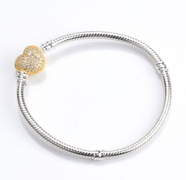 charm european bead bracelet 925 sterling silver plated 18k gold plated cz diamond with box suitable for women's bracelet6212038, Golden;silver
charm european bead bracelet 925 sterling silver plated 18k gold plated cz diamond with box suitable for women's bracelet6212038, Golden;silver