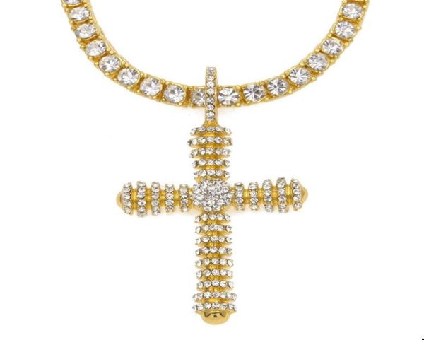 trendy bling iced out pendant mens rhinestone cross necklace gold plated hip hop crystal cuban chain necklaces pendants men hiph7633702, Silver
trendy bling iced out pendant mens rhinestone cross necklace gold plated hip hop crystal cuban chain necklaces pendants men hiph7633702, Silver