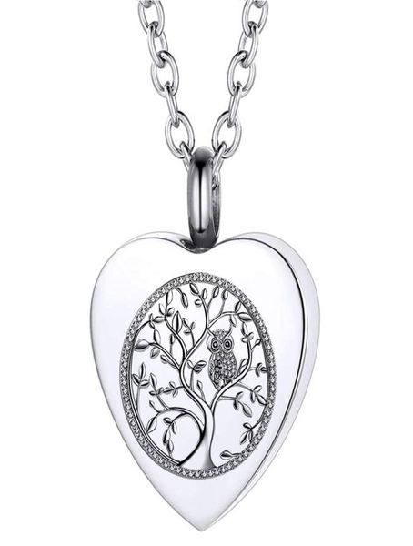 ashes necklace owl tree of life urn pendant keepsake memorial cremation jewelry for ashes for women4500740, Silver
ashes necklace owl tree of life urn pendant keepsake memorial cremation jewelry for ashes for women4500740, Silver