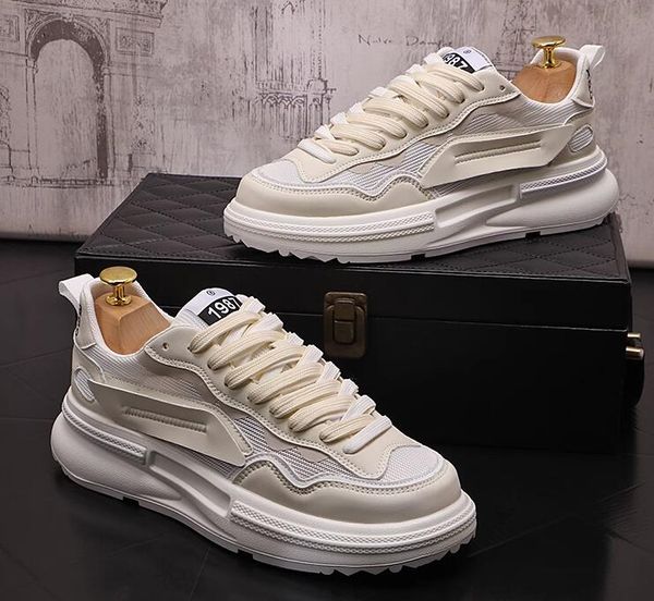 luxury men fashion mesh designer casual shoes color stitching original tennis sneakers platform non-slip bottom of the bag loafers man low s, Black
luxury men fashion mesh designer casual shoes color stitching original tennis sneakers platform non-slip bottom of the bag loafers man low s, Black