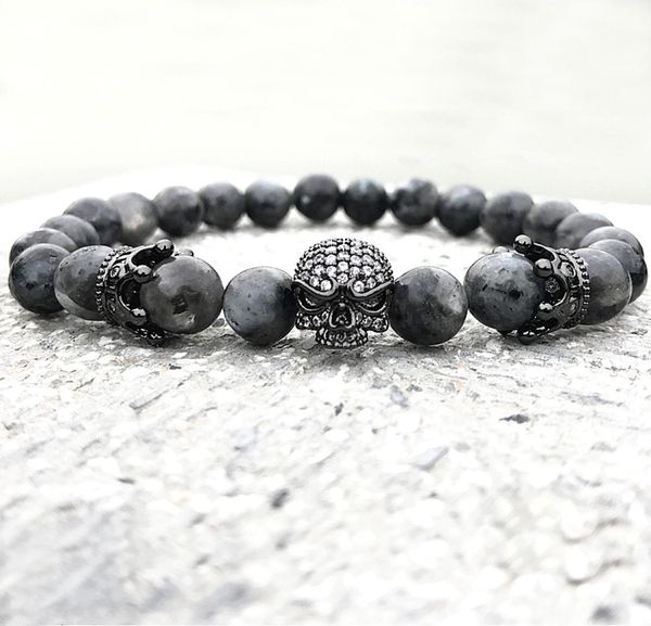 men skull charm bracelets india labradorite 8mm natural stone light beads european buddha bracelet for men handmade bracelets9007702, Black
men skull charm bracelets india labradorite 8mm natural stone light beads european buddha bracelet for men handmade bracelets9007702, Black