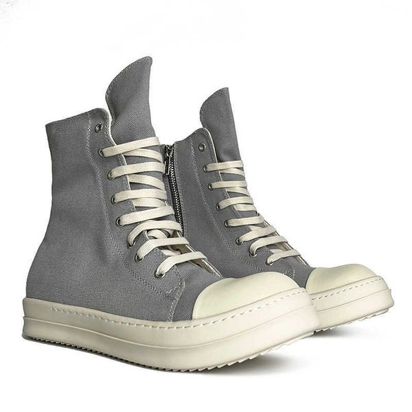 casual men's rick shoes high canvas ro owens grey women's board shoes 
casual men's rick shoes high canvas ro owens grey women's board shoes