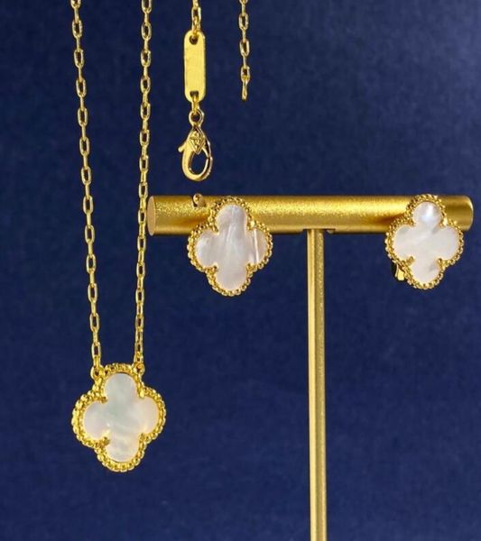 classic brass 18k gold plated pendant necklaces colorful shell flowers four leaves clover women luck earring ear stud designer jew4309503, Silver
classic brass 18k gold plated pendant necklaces colorful shell flowers four leaves clover women luck earring ear stud designer jew4309503, Silver
