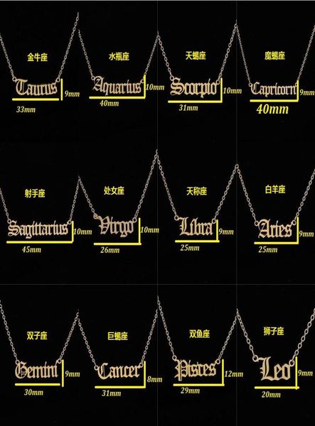 personalized gold letter zodiac necklace constellation necklaces custom stainless steel old english necklace birthday jewelry gift9060532, Silver
personalized gold letter zodiac necklace constellation necklaces custom stainless steel old english necklace birthday jewelry gift9060532, Silver
