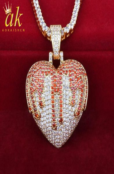 bleeding heart shape pendant rock necklace for women gold color material copper full cubic zircons charms hip hop jewelry with ten9106642, Silver
bleeding heart shape pendant rock necklace for women gold color material copper full cubic zircons charms hip hop jewelry with ten9106642, Silver