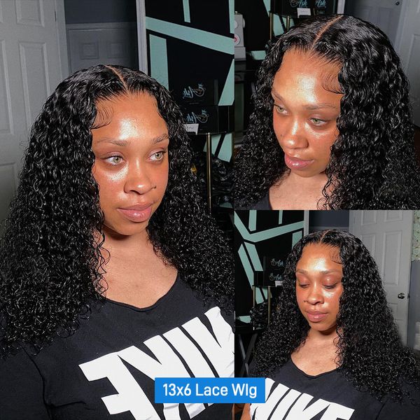150 density short bob wig deep wave 13x4 lace front human hair wigs brazilian remy curly lace closure wig for women, Black;brown
150 density short bob wig deep wave 13x4 lace front human hair wigs brazilian remy curly lace closure wig for women, Black;brown