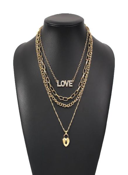 fashion multi layer pendants necklaces for women gold metal letter love heart necklace brand design jewelry gift8279842, Silver
fashion multi layer pendants necklaces for women gold metal letter love heart necklace brand design jewelry gift8279842, Silver