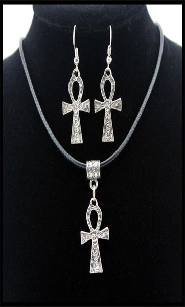 egyptian ankh life symbol necklace jewelry sets womens vintage ankh cross charm earrings necklace jewelry sets1245748, Silver
egyptian ankh life symbol necklace jewelry sets womens vintage ankh cross charm earrings necklace jewelry sets1245748, Silver