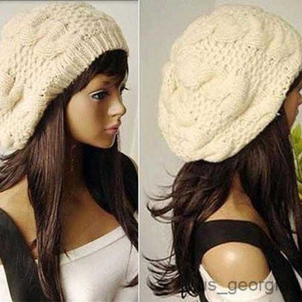 caps women sweet crochet warm solid color artist baggy beanie winter hat gift r230627, Blue;gray
caps women sweet crochet warm solid color artist baggy beanie winter hat gift r230627, Blue;gray