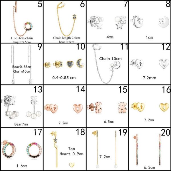 2020 100 925 sterling silver bear stud earrings classic pierced stud earrings jewelry manufacturers whole 33841389, Golden;silver
2020 100 925 sterling silver bear stud earrings classic pierced stud earrings jewelry manufacturers whole 33841389, Golden;silver