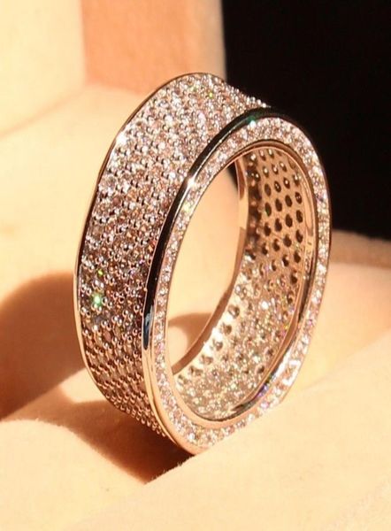aprilgrass full big promotion luxury 320pc 5a cz 10kt white gold filled wedding circle women engagement pave ring christmas gift s7306513, Silver
aprilgrass full big promotion luxury 320pc 5a cz 10kt white gold filled wedding circle women engagement pave ring christmas gift s7306513, Silver