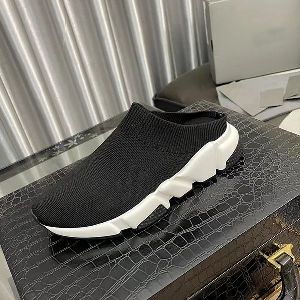 designer's summer breathable half support knitted men's shoes tide no heel lazy baitu drag outside wear non-slip trend men's, Black
designer's summer breathable half support knitted men's shoes tide no heel lazy baitu drag outside wear non-slip trend men's, Black
