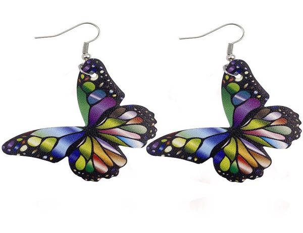 fashion butterfly leather earrings print faux leather dangle earring for women party jewelry gift8925505, Golden
fashion butterfly leather earrings print faux leather dangle earring for women party jewelry gift8925505, Golden