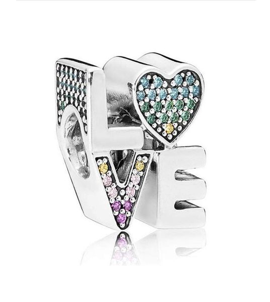 rainbow pave love silver charm in 925 stelring silver bead charm fit pandora bracelets for women jewelry making9370728, Black
rainbow pave love silver charm in 925 stelring silver bead charm fit pandora bracelets for women jewelry making9370728, Black