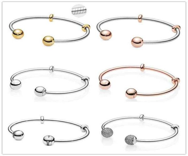 925 sterling silver rose gold moments snake chain style open bangle bracelet fit bead charm diy pandora jewelry3725425, Golden;silver
925 sterling silver rose gold moments snake chain style open bangle bracelet fit bead charm diy pandora jewelry3725425, Golden;silver