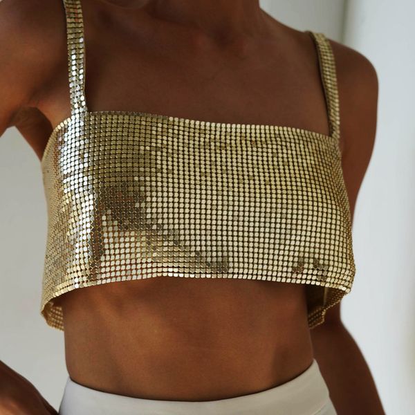 women's tanks camis metal sequin tank for women y2k summer beach backless crop rave festival club outfits camisole 230626, White
women's tanks camis metal sequin tank for women y2k summer beach backless crop rave festival club outfits camisole 230626, White