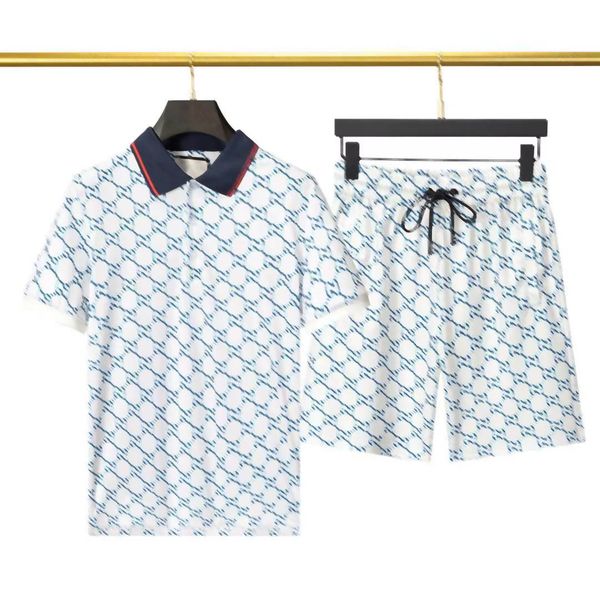 mens tracksuits designer suit two piece set fashion t shirt sports sweatpants sets summer sportswears outfits, Gray 
mens tracksuits designer suit two piece set fashion t shirt sports sweatpants sets summer sportswears outfits, Gray