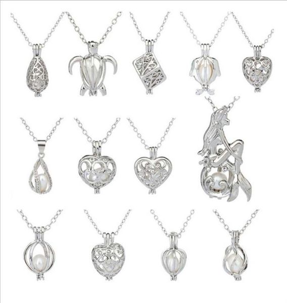 wish pearl gift 20mm heart cage chokers necklace for women with oyster love pearl pendant chain necklace colar4202080, Silver
wish pearl gift 20mm heart cage chokers necklace for women with oyster love pearl pendant chain necklace colar4202080, Silver