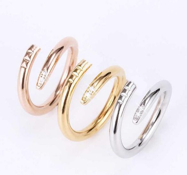 love rings womens band ring jewelry titanium steel single nail european and american fashion street casual couple classic gold silver rose o
love rings womens band ring jewelry titanium steel single nail european and american fashion street casual couple classic gold silver rose o