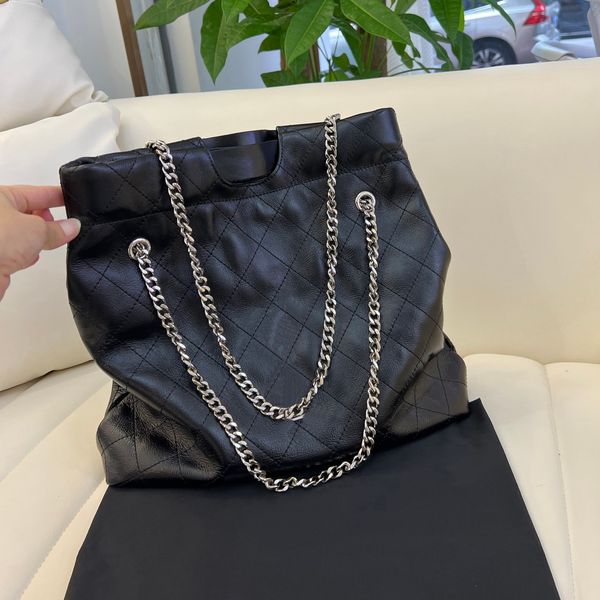 designer genuine leather garbage bag women large totes shopping bags shoulder bag cowhide handbags silver chain clutch purse luggage hobo tr
designer genuine leather garbage bag women large totes shopping bags shoulder bag cowhide handbags silver chain clutch purse luggage hobo tr