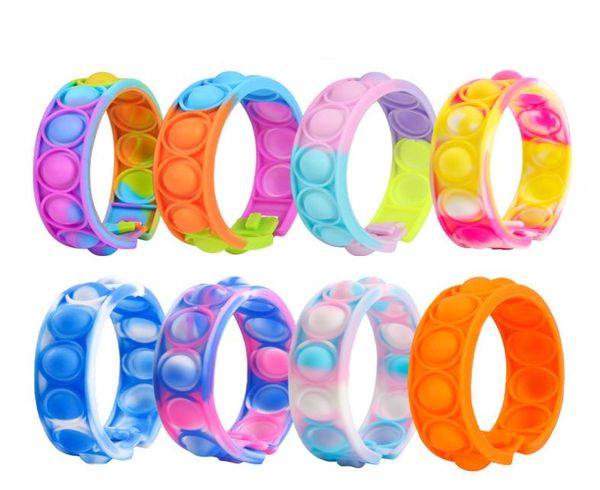 stock fidget bracelet reliver stress toys rainbow bubble push it antistress toy children sensory to relieve autism wristband2701620, Golden;silver
stock fidget bracelet reliver stress toys rainbow bubble push it antistress toy children sensory to relieve autism wristband2701620, Golden;silver