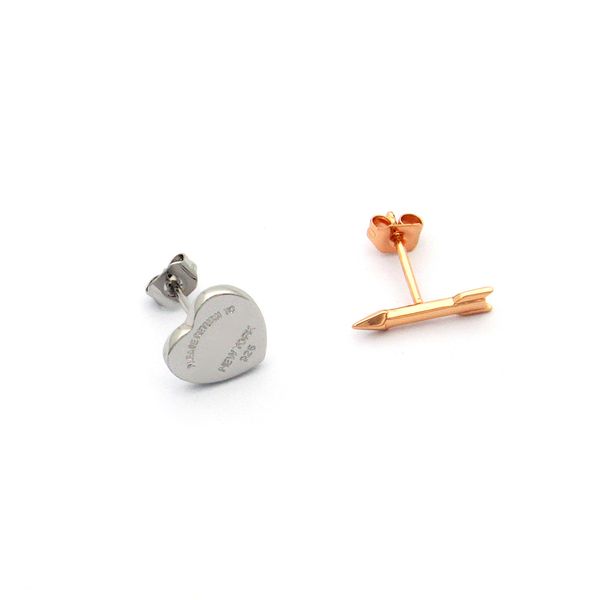 trendy style luxury stud silver rose color heart love women designer earrings wedding party gifts wholesale, Golden;silver
trendy style luxury stud silver rose color heart love women designer earrings wedding party gifts wholesale, Golden;silver