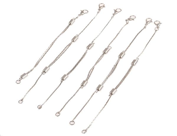 extension chains copper stainless steel adjustable movable necklace chain for diy jewelry making findings bracelet necklace7799444, Silver
extension chains copper stainless steel adjustable movable necklace chain for diy jewelry making findings bracelet necklace7799444, Silver