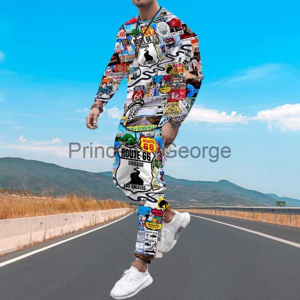 men's tracksuits casual route 66 tracksuits men's clothing sports suit streetwearlong sleeve tshirt sportswear 3d print sweatpants, Gray
men's tracksuits casual route 66 tracksuits men's clothing sports suit streetwearlong sleeve tshirt sportswear 3d print sweatpants, Gray