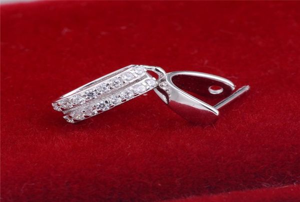 hopearl jewelry 925 sterling silver cz pinch bail ice pick pendant clasp slider for diy making4696789, Bronze;silver
hopearl jewelry 925 sterling silver cz pinch bail ice pick pendant clasp slider for diy making4696789, Bronze;silver
