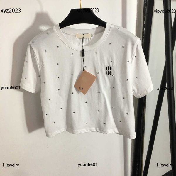 women designer t-shirt fashion short style girl tees size s-l shining diamond decoration round neck short sleeve june25, White
women designer t-shirt fashion short style girl tees size s-l shining diamond decoration round neck short sleeve june25, White
