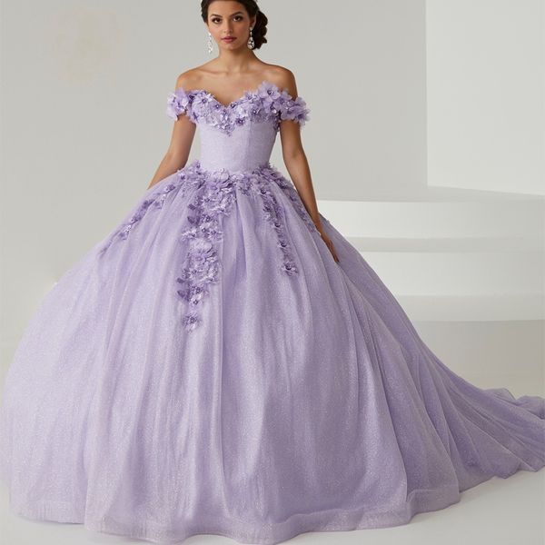 lavender quinceanera dress off the shoulder ball gown beaded colorful appliques 3dflower princess sweet 16 vestidos de 15 anos, Blue;red
lavender quinceanera dress off the shoulder ball gown beaded colorful appliques 3dflower princess sweet 16 vestidos de 15 anos, Blue;red