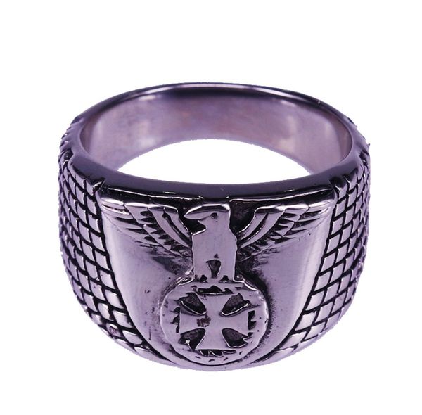 deutsches reich eagle cross ring retro silver men rings simple accessory3610865, Gray
deutsches reich eagle cross ring retro silver men rings simple accessory3610865, Gray