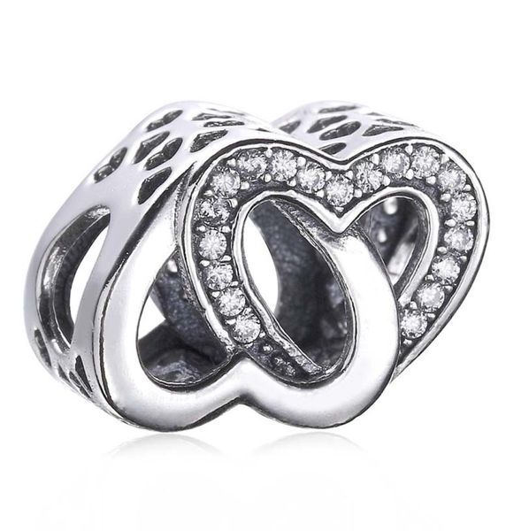new 100 real 925 sterling silver charm openwork entwined love heart with crystal beads fit women gift european bracelet diy jewel7874735, Black
new 100 real 925 sterling silver charm openwork entwined love heart with crystal beads fit women gift european bracelet diy jewel7874735, Black