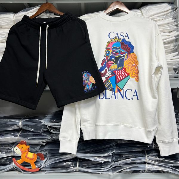 hand-painted sweatshirts high-quality men's and women's casual fashion cotton round neck hoodie shorts suit, Black;brown
hand-painted sweatshirts high-quality men's and women's casual fashion cotton round neck hoodie shorts suit, Black;brown