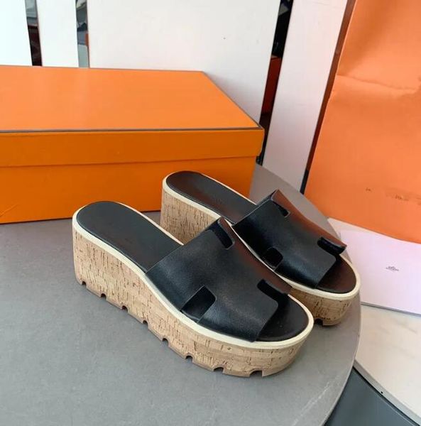 luxury designer slippers fashion thick bottom sandals letter embroidery slides lady platform wedges sandal beach high heel with box size 35-, Black
luxury designer slippers fashion thick bottom sandals letter embroidery slides lady platform wedges sandal beach high heel with box size 35-, Black