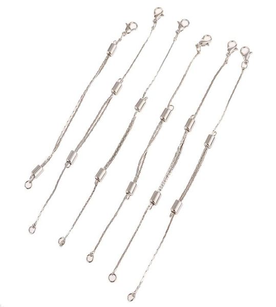 extension chains copper stainless steel adjustable movable necklace chain for diy jewelry making findings bracelet necklace9517155, Silver
extension chains copper stainless steel adjustable movable necklace chain for diy jewelry making findings bracelet necklace9517155, Silver