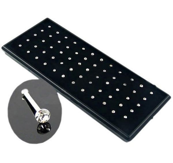 crystal nose ring set 60pcspack stainless steel jewelry women girl surgical steel nose piercing crystal nose stud body jewelry3022137, Silver
crystal nose ring set 60pcspack stainless steel jewelry women girl surgical steel nose piercing crystal nose stud body jewelry3022137, Silver