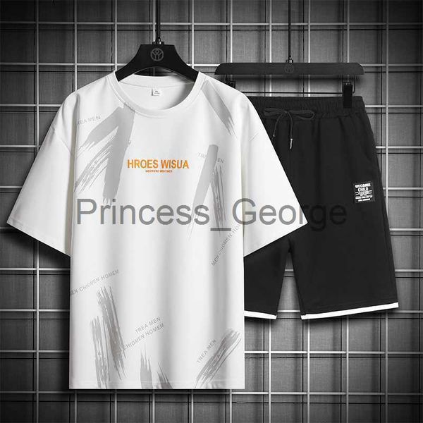 men's tracksuits 2023 summer trendy men's set short sleeve tshirt and shorts 2pc fashion printing streetwear male sports suit casu, Gray
men's tracksuits 2023 summer trendy men's set short sleeve tshirt and shorts 2pc fashion printing streetwear male sports suit casu, Gray