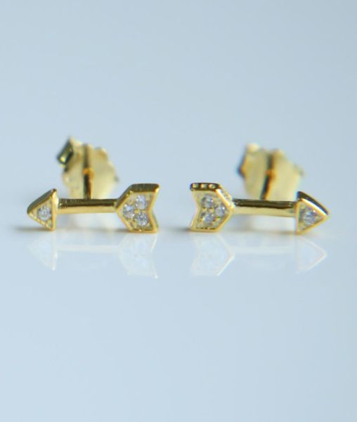 fashion 925 sterling silver arrow stud earring for women wedding stud earring gift2947075, Golden;silver
fashion 925 sterling silver arrow stud earring for women wedding stud earring gift2947075, Golden;silver
