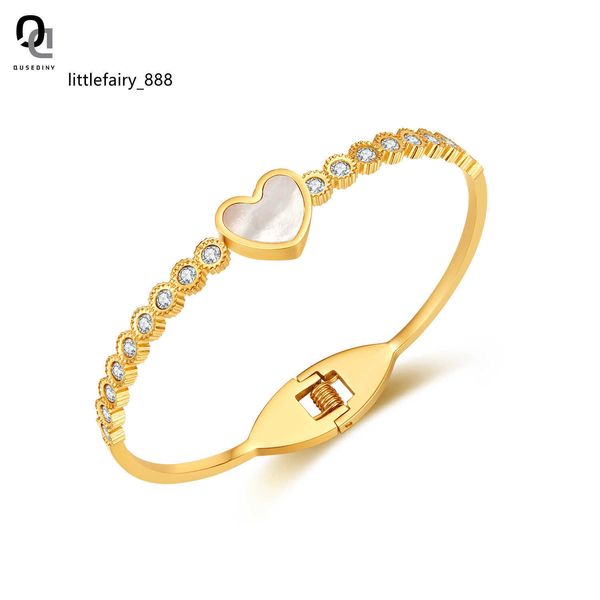 qusediny women jewelry engraved stainless steel adjustable high polish nail zircon heart cuff opening bangle bracelet, Silver
qusediny women jewelry engraved stainless steel adjustable high polish nail zircon heart cuff opening bangle bracelet, Silver