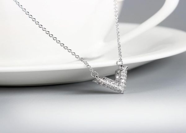 the new fashion korean version european and american classic zircon v shape temperament hundred catch bone chain short necklace 8943125, Silver
the new fashion korean version european and american classic zircon v shape temperament hundred catch bone chain short necklace 8943125, Silver