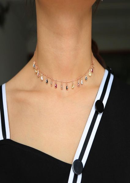 colorful water drop cz charm bohemia style statement necklace 3510cm 2018 summer new rainbow cz bead rose gold color chain7983076, Silver
colorful water drop cz charm bohemia style statement necklace 3510cm 2018 summer new rainbow cz bead rose gold color chain7983076, Silver