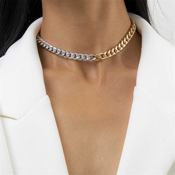 strands shixin splicing link chain necklace on the neck simple fashion short choker chunky colar 2023 jewelry 230613, Black
strands shixin splicing link chain necklace on the neck simple fashion short choker chunky colar 2023 jewelry 230613, Black