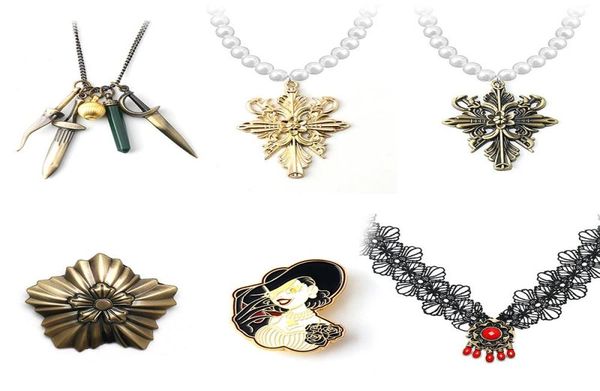 pendant necklaces game residents evils village vampire lady alcina dimitrescu choker collar bela female lace necklace2356811, Silver
pendant necklaces game residents evils village vampire lady alcina dimitrescu choker collar bela female lace necklace2356811, Silver